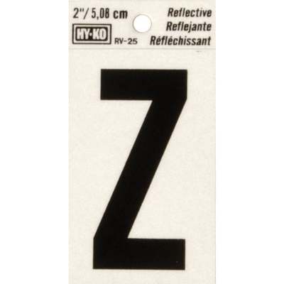 2" Reflect Letter Z