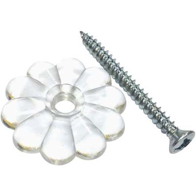 24CT CLR ROSETTE W/SCREW