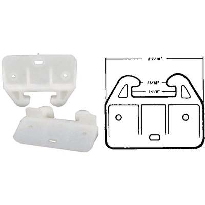 PLASTIC REAR DRAWER GUIDE