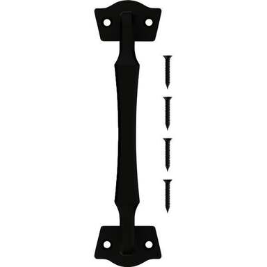 BLK RSTC MDRN GATE PULL