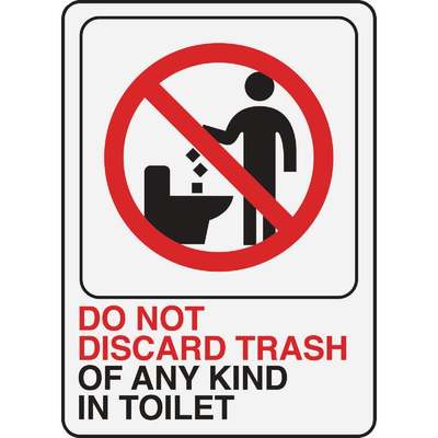 DO NOT DISCARD SIGN