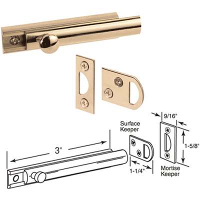 3X3/4 SURFACE BOLT