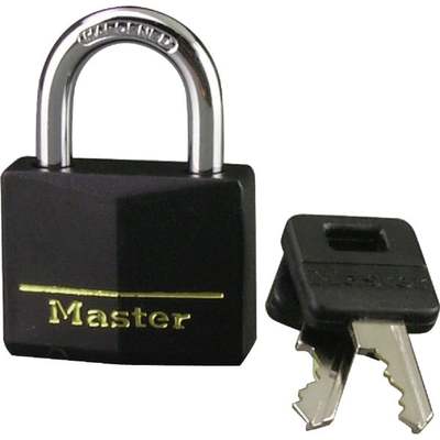 PADLOCK 1-9/16"BLACK