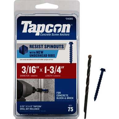 75CT 3/16X1.75" HH SCREW