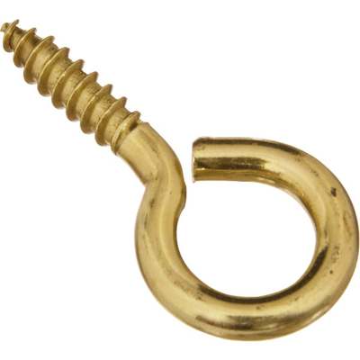 SCREW EYE LG 15/8 BRASS