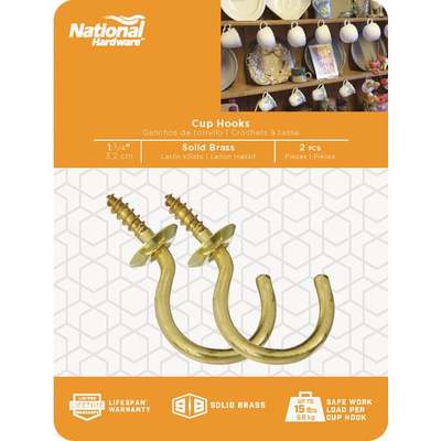 1-1/4" SB CUP HOOK