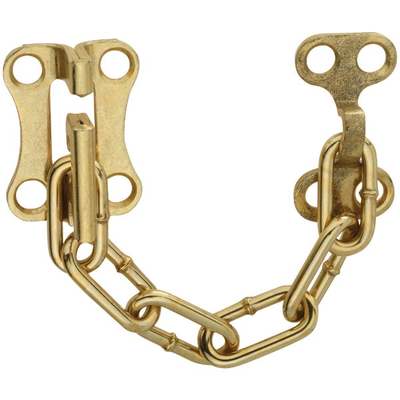 FASTNER CHAIN DOOR BRT BRASS