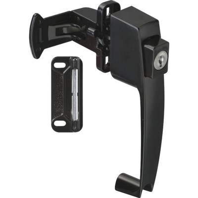 BLK PB LATCH W/KEY