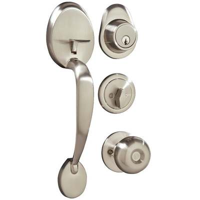 Brushed Nickel Handleset