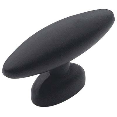 KNOB FLAT BLK