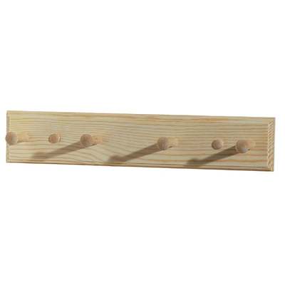 *SHAKER PEG RACK 3-1/2"X18"