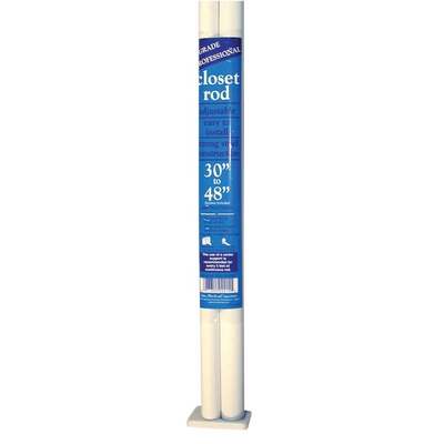 30/48" CLOSET ROD