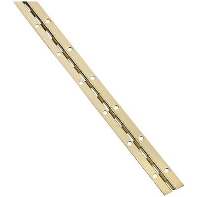 National Steel 1-1/16 In. x 48 In. Bright Brass Continuous Hinge