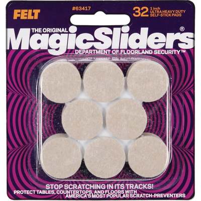 FELT HEAVY DUTY 1" ROUND 24PK