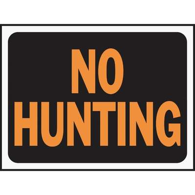 9x12 No Hunting Sign