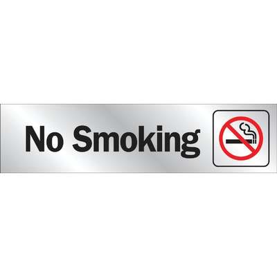 8-1/2x2 No Smoking Sign