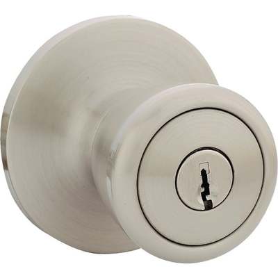 Steel Pro Brushed Nickel Entry Door Knob