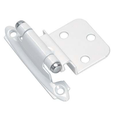 3/8" WHT INSET HINGE