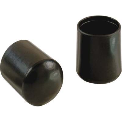 1/2" BLK RD VYL LEG TIP