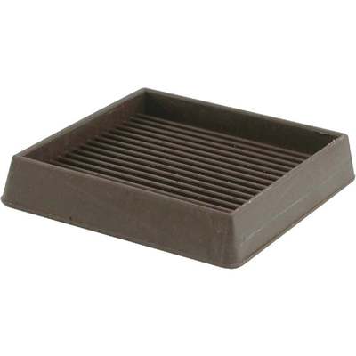 3X3"SQ BROWN RUBBER CUP