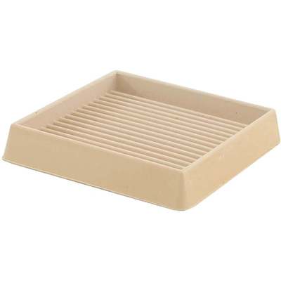 3X3"SQ ALMOND RUBBER CUP