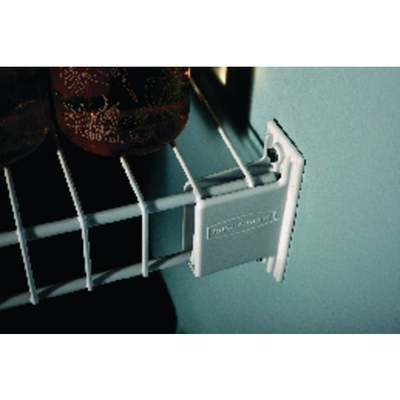 12 WHT WALL END BRACKET