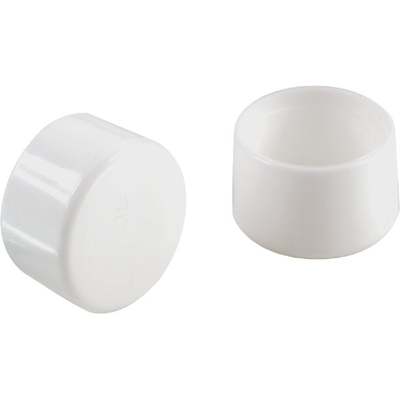 1-1/8"WH PLASTIC LEG TIP