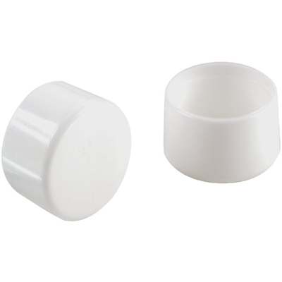 1-1/4"WH PLASTIC LEG TIP