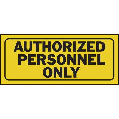 AUTH PERS ONLY SIGN