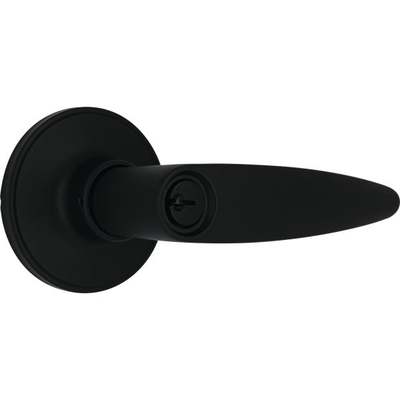 Black Entry Lever Straight