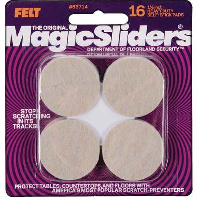 FELT 1 1/2" HEAVY DUTY 16PK.