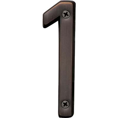 4" Oil Rubbed Bronze Number 1