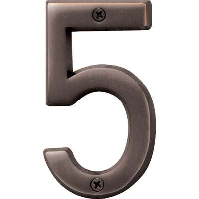 4" Oil Rubbed Bronze Number 5