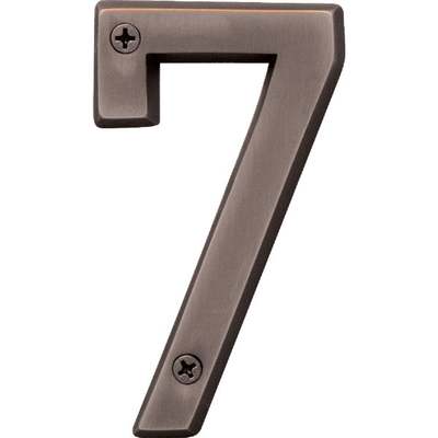 4" Oil Rubbed Bronze Number 7