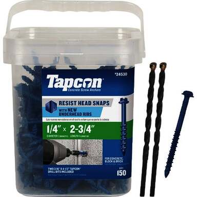 150CT 1/4X2.75" HH SCREW