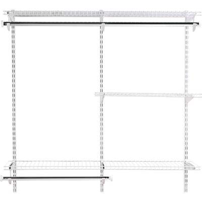 4-8' WHT WIRE CLOSET KIT