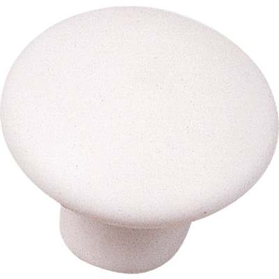 1-3/8" WHT CERAMIC KNOB