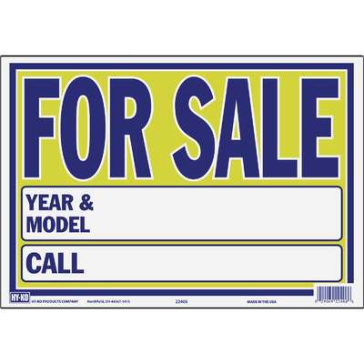 AUTO FOR SALE SIGN