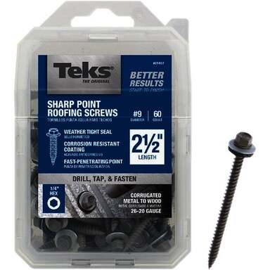 60CT 9X2-1/2" ROOF SCREW
