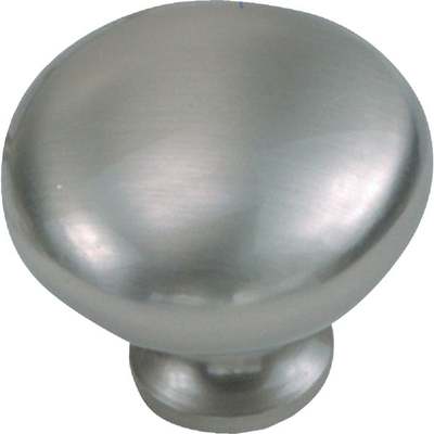 1-1/8" KNOB SATIN PEWTER