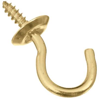 3/4" CUP HOOK BRASS