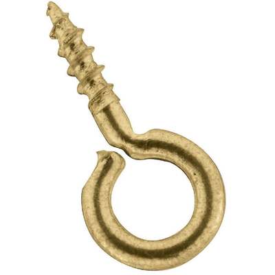 SCREW EYE 15/32 BRASS 7PC D/C