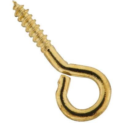 SCREW EYE 11/16 BRASS