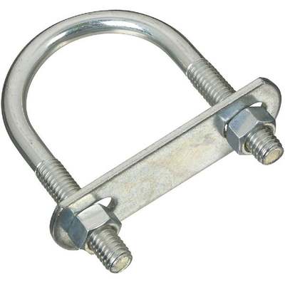 National 3/8 In. x 195 In. x 3.5 In. Zinc Round U Bolt