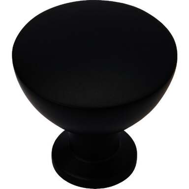 1-1/4" GRAIL BLK KNOB
