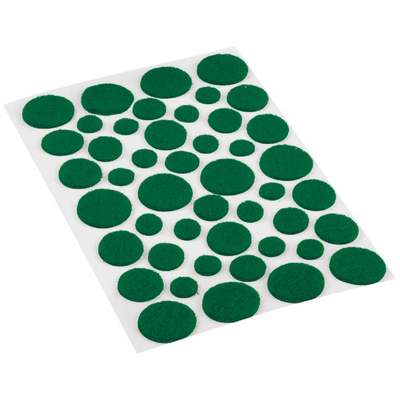 GRN RND FELT PAD - 46 CT