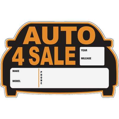 AUTO FOR SALE SIGN