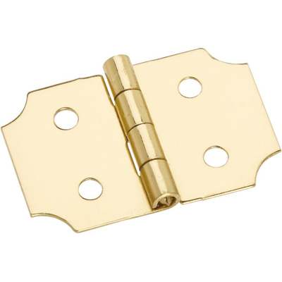 HINGE 5/8X1"DECO.SOL.BRASS