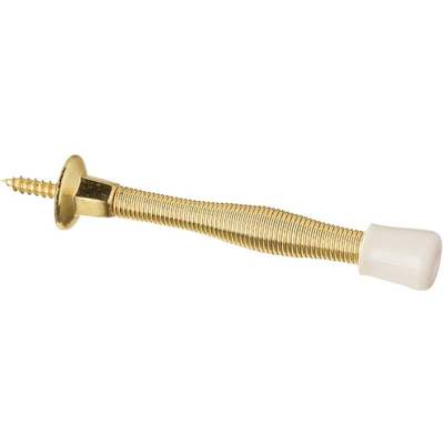 STOP DOOR FLEX. 3" BRT.BRASS