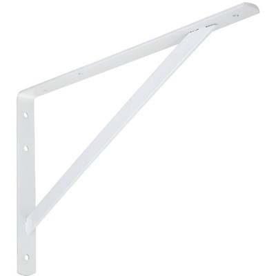 16" WHT HD SHELF BRACKET